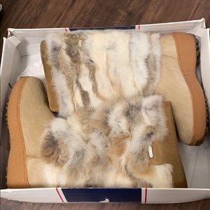 Pajar Women's Real Fur Tan Winter Boots